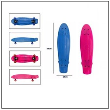 skateboard colorato ragazzi sport small skate 56x15cm impara plastica equilibrio