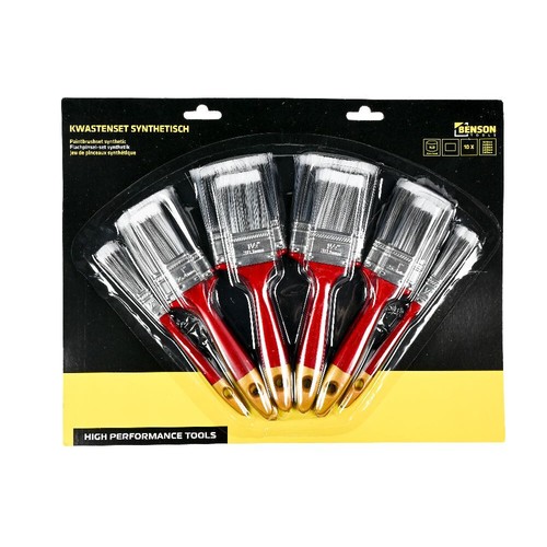 Set pennelli piatti pz - pennelli,