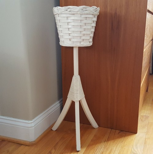 Cesto vintage mcm bianco - vintage,