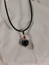 Collana Su Coccu Ossidiana E