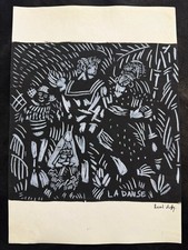 RAOUL DUFY disegno e quadro su