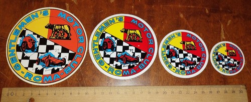Adesivi motor club roma lotto - club,