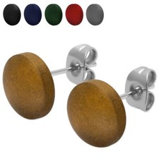 Legno orecchini farfalla - a,