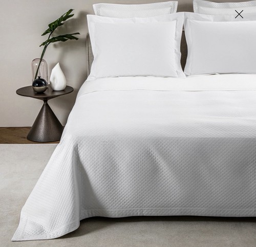 Frette melody coverlet white - frette,