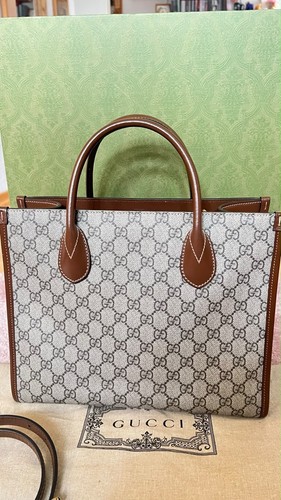 Gucci canvas tote shopper - gucci, tote/shopper
