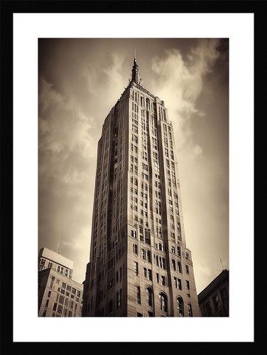 Poster nostalgico skyline - , di