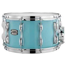 Yamaha Registrazione Rullante Legno Personalizzato 14x8 Surf Verde