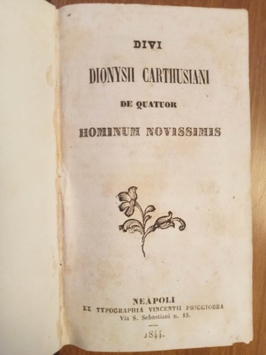 Divi dionysii carthusiani - , de