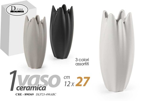 Vaso ceramica fiori - vaso,