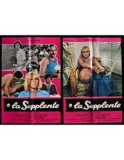 manifesti LA SUPPLENTE carmen villani guido leoni gisella hann S03