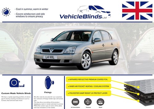 Tende termiche per opel vectra - termiche,