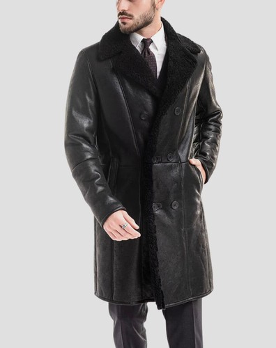 Bomber uomo vera pelle nero - uomo,