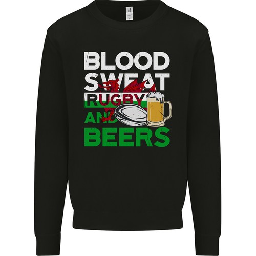 Blood sweat rugby birre - blood, e