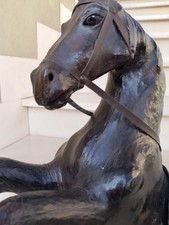 Soprammobile Cavallo In Pelle