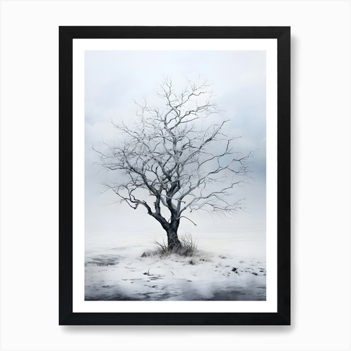Albero inverno stampa - albero, 2