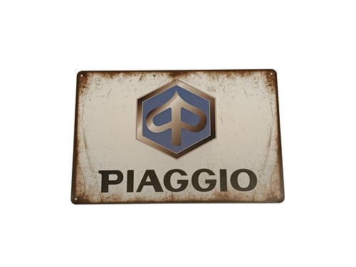 Targa latta vespa retrò - latta,
