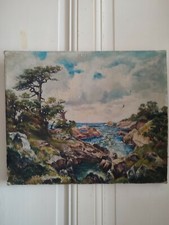 R COMMEAU (XX°) "Paesaggio Di