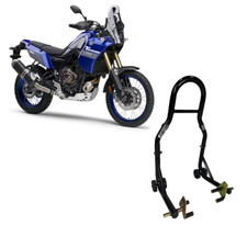 Cavalletto alza moto ruota gomma anteriore per sollevare la Yamaha Tenere 700