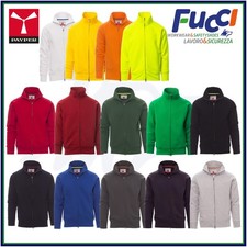 Felpa uomo con zip - con, intera