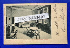 ? CARTOLINA ANTICA CAMERA DA LETTO OVE MORI’ ALESSANDRO MANZONI LETTERATURA ?