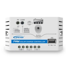 Regolatore di Carica 10A 12V Epever LS1012EU USB 5V/1.2A