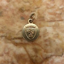 FERRARI SHELL PENDENTE VINTAGE CIONDOLO ORIGINALE MEDAGLIA PORTACHIAVI RARO