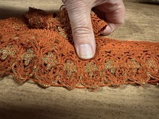 Bordo in pizzo metallizzato