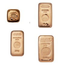 Lingotto rame violinista lucchetto Güldengossa 1 oz - 5 kg rame fine impianto 999,9