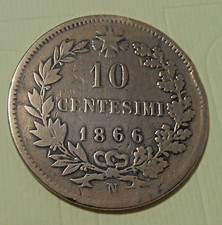10 CENTESIMI 1866 VITTORIO