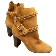 Stivaletto See by Chloe Leon in Sabbia, pelle 3,5 con tacco impilato taglia 38 nuovo senza scatola