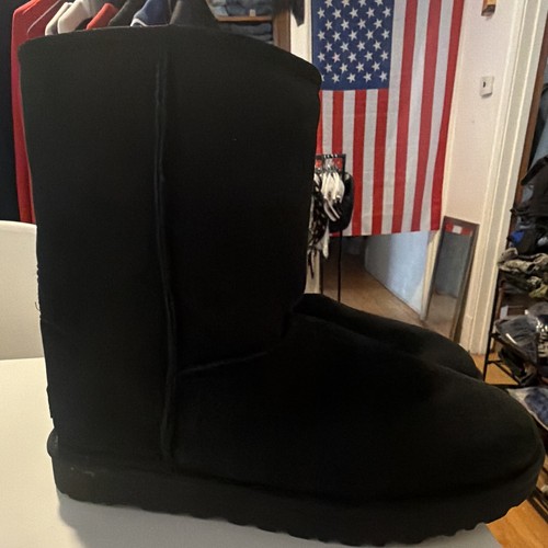 Stivali ugg neri scamosciati - ugg,