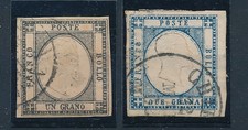 1861 PROVINCE NAPOLETANE  GR 1 + 2 LOTTO 2 FRANCOBOLLI USATI     F/5405
