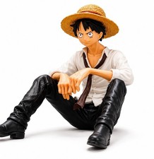 One piece figure - luffy, seduto