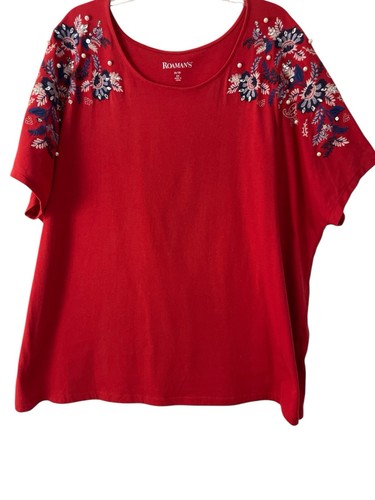 Roamans top donna - top, rosso