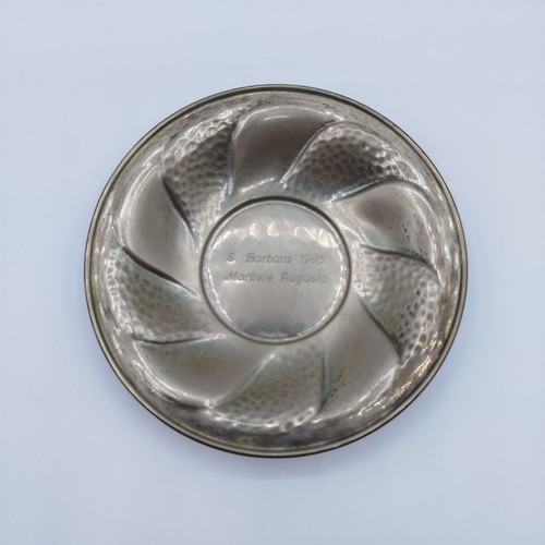 Piattino argento inciso - piattino,