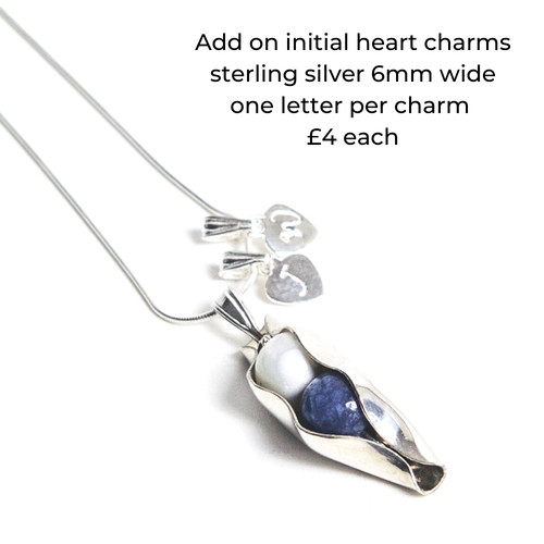 Charms with stamped - x,