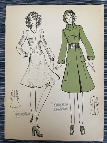 Fashion paper page - fashion, print