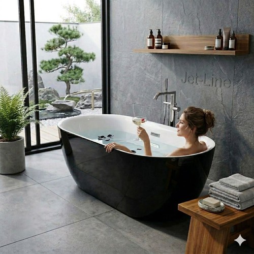 Vasca bagno losanna nera - ii,