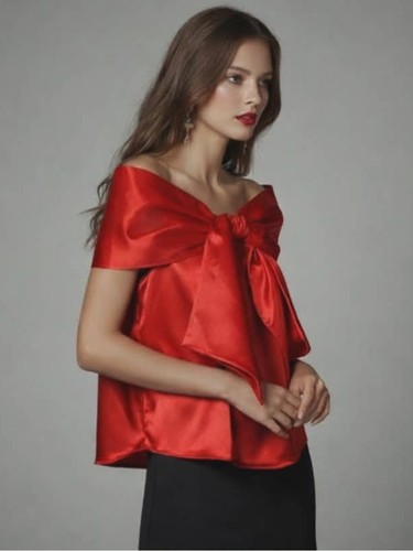 Top mare anthropologie rosso - anthropologie,