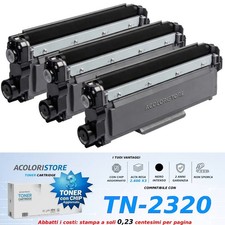 3 Toner TN2320 per Brother