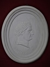 CHALK CAST BAS-RELIEF