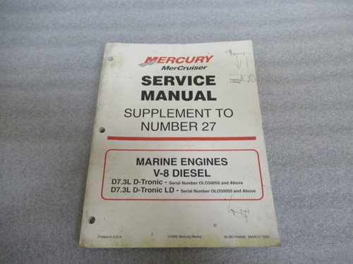 Mercury mercruiser supplement - mercury,