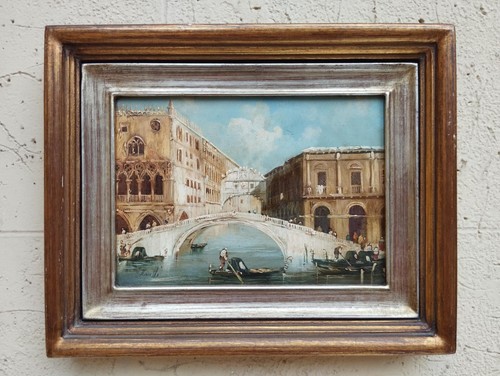 Antico quadro dipinto - quadro,