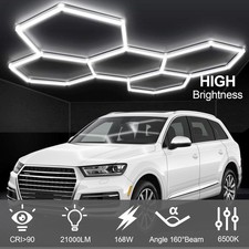 5x lampada LED esagonale tubi