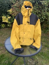 Giacca da montagna vintage The North Face Gore-Tex giallo nero uomo XL
