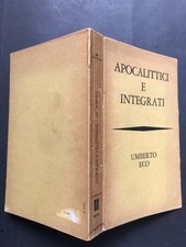Eco Umberto, APOCALITTICI E INTEGRATI, Bompiani Portico n. 46, 3a ed. 1968