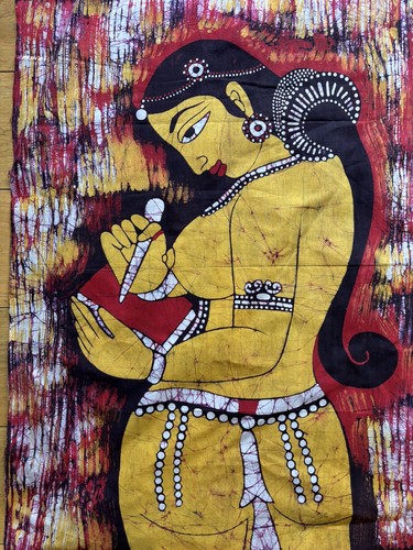 Quadro batik indiano vintage - quadro,