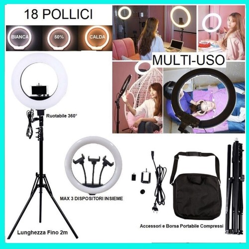 Luce anello led con - anello,