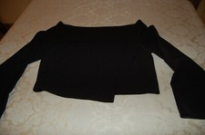 Giacca Copri spalla, nera, Lino, tg M, vedi misure, usata