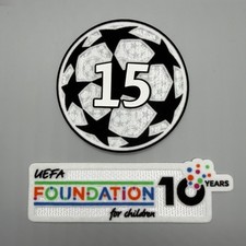 2025/2026 Real Madrid Champions League 15 volte set toppa distintivo formato giocatore 